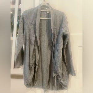 Grey Sundance lace cardigan